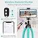 Aureday Phone Tripod, Flexible Tripod for iPhone and Android, Portable with Wireless Remote and Clip for Video Recording/Vlogging/Selfie (Blue)