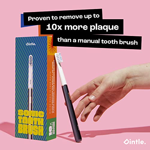Dintle™ Sonic Rechargeable Electric Toothbrush With 2 Brush Heads, Travel Case And Fast Charge Stand, 1-Month Battery Life, 3 Brushing Modes #TOP2