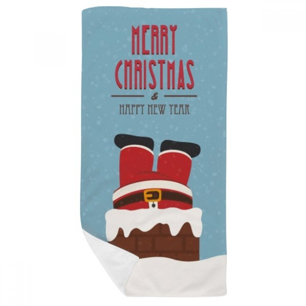 Gant de toilette Père Noël 35x70cm, une idée cadeau de Nouvel An