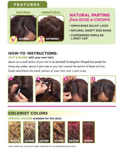 Sensationnel Empress L-Part Lace Front Wig - EASY 5 LOOSE (DX2688)