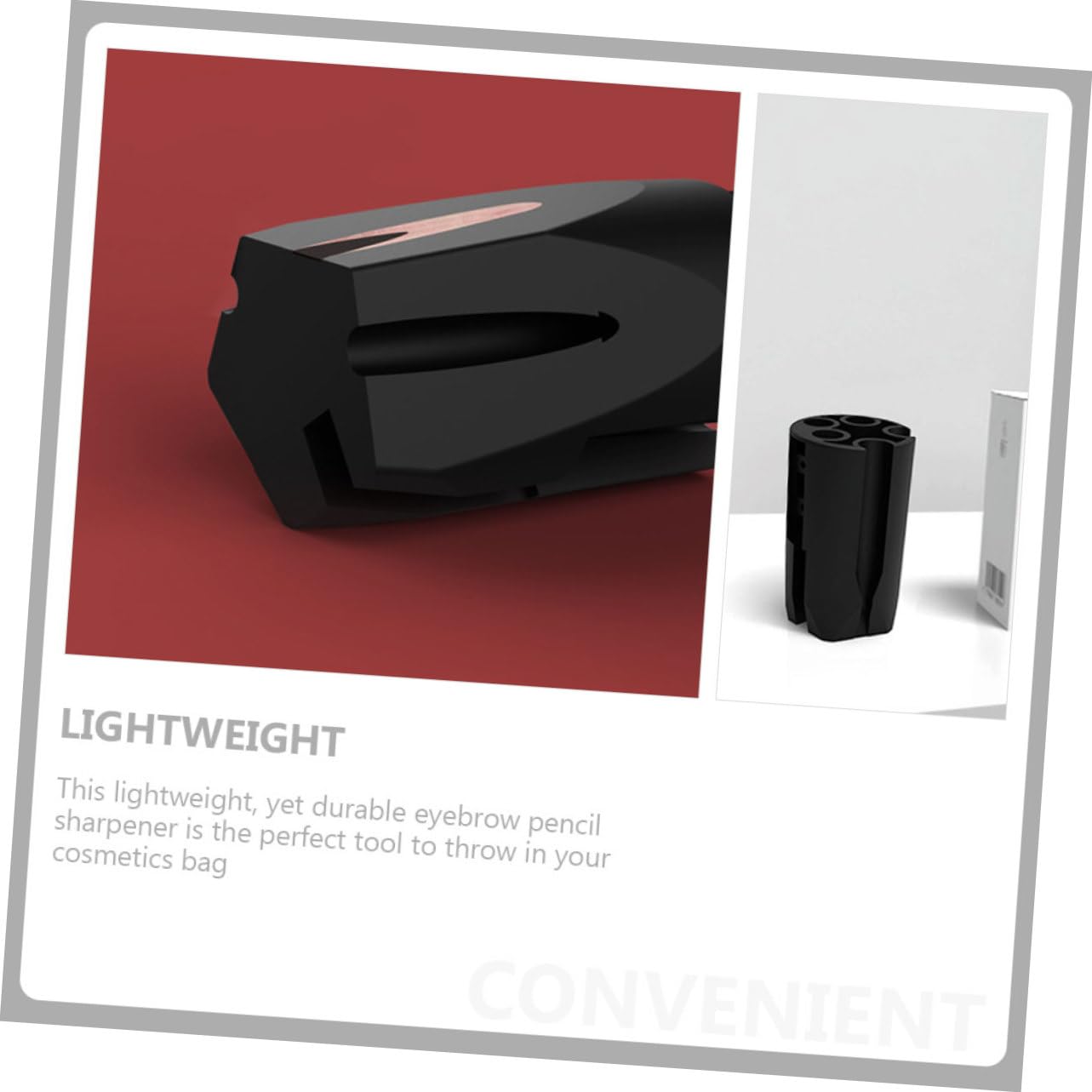 Mipcase 3pcs Brow Pencil Sharpener Makeup Pencil Trimming Tool Cosmetic Eyebrow Sharpener Fine Workmanship