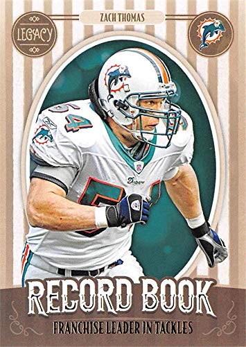 Zach Thomas Miami Dolphins 2019 Panini Legacy Tackles Insert