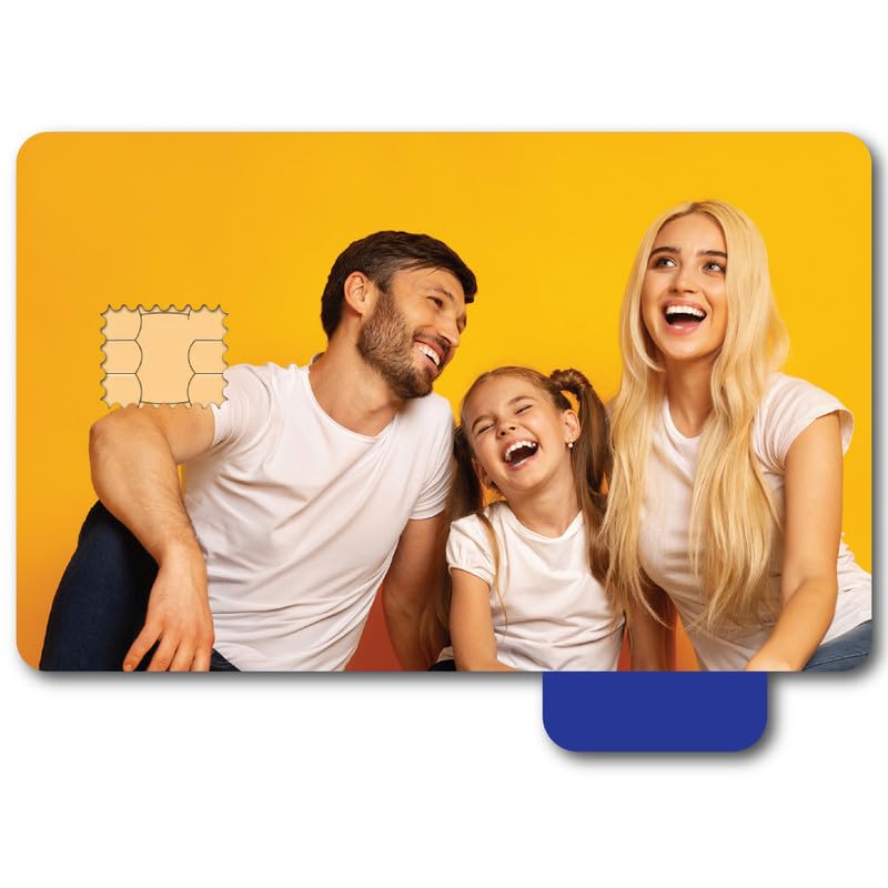 Personalized Vinyl Card Skin - Custom Bank Card Cover for Credit & Debit Cards - Slim Waterproof Sticker Wrap - Removable Card Decal for Unique Style