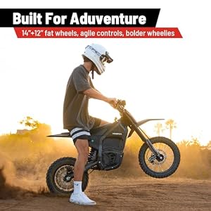 Yozma IN10 Electric Dirt Bike, 40MPH 2600W Off Road Electric Motorcycle — photo 3 of 6