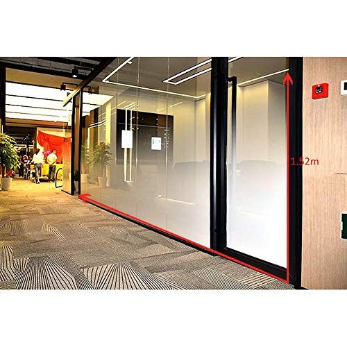 Hohofilm JBD-02-152CM100CM@#18 5Ft By 3.2Ft Roll Semi-Privacy One Way Gradient Window Film White Dot Glass Tint Door Glass Decoration Stickers Self-Adhesive Decoration Film thumb #4