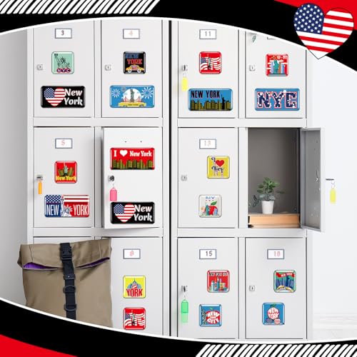 36 imanes decorativos New York para refrigerador miniatura 6
