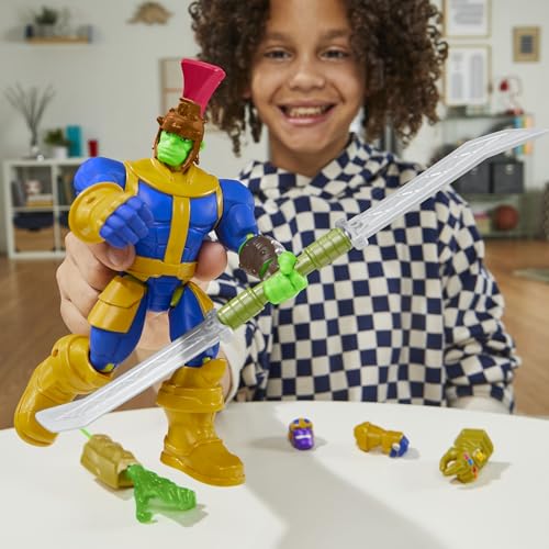 MixMashers Marvel Avengers, Figurine Personnalisable Hulk Deluxe à mélanger et Combiner avec Accessoires