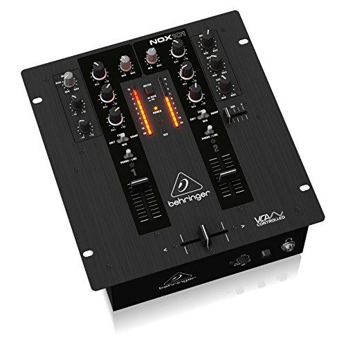Behringer PRO MIXER NOX101 Premium 2 Channel DJ Mixer with Full VCA-Control and Ultraglide Crossfader