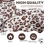 On The Roll， Stacked V-Neck Leopard Print Pullover Dog Sweater, Pet Dogs Sweaters, Knitted Dog Clothes, Pet Clothing, Suitable for All Seasons and Types of Dogs, (S - Image 5