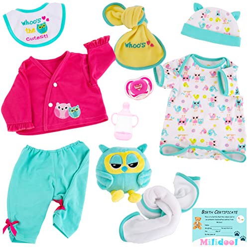 Milidool Reborn Baby Dolls, Realistic Newborn Girl Doll, 22 Inch Lifelike Baby Girl With Feeding Toy Accessories For Kids 3+ #TOP2