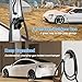 MECMO EV Charger Holder SAE J1772 Wall Mount Charging Cable Hanger Organizer, Nozzle Holster Dock Electric Vehicle EVSE PHEV Car Plug Space Saving Garage Wall Connector Cord Hook for Outdoor Indoor