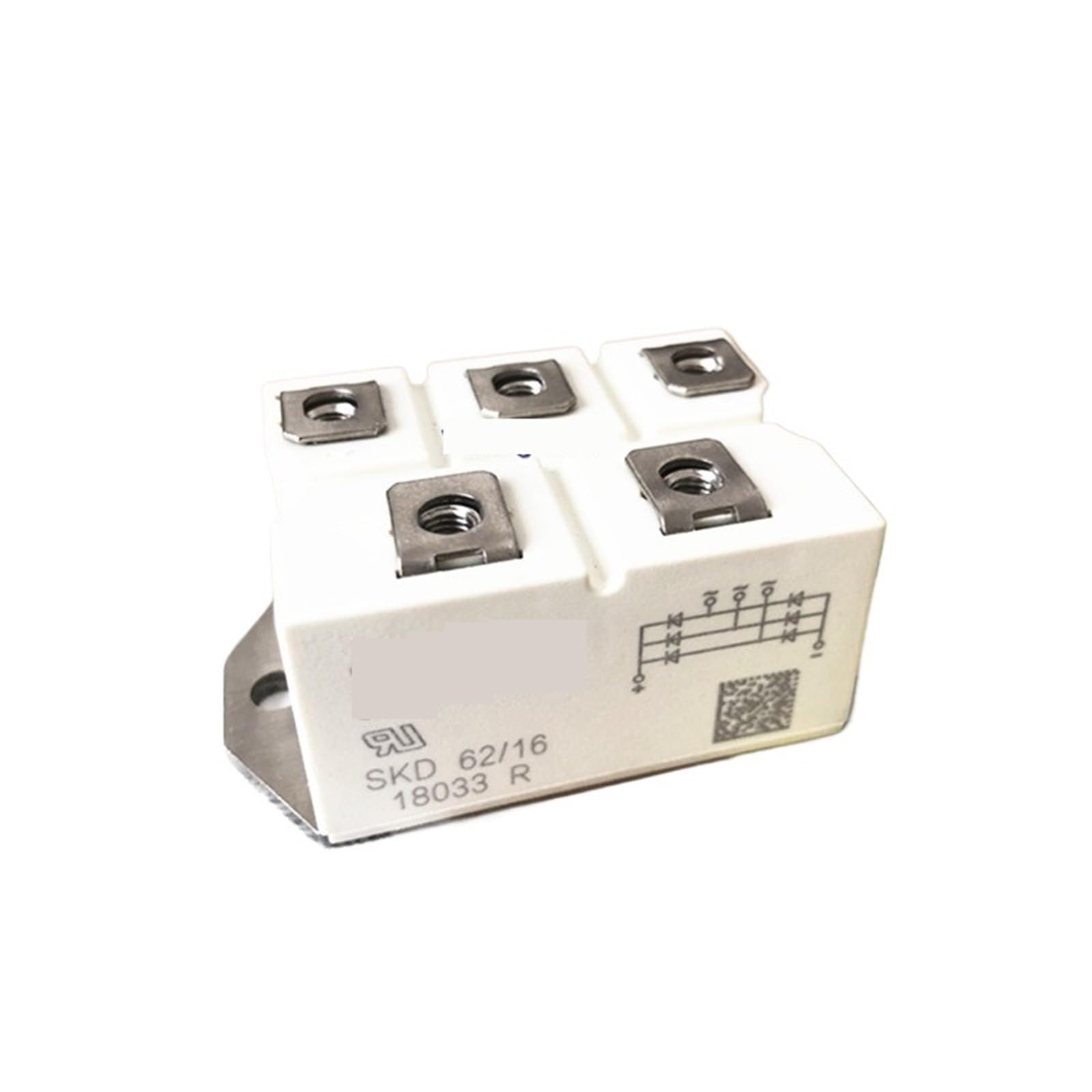 GJEXXPTST 1pcs SKD62/12 SKD62/14 SKD62/16 SKD62/18 Three-phase rectifier bridge module(SKD62-16)