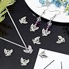 arricraft 100 Pcs Antique Silver Eagle Charms, Zinc Alloy Hawk Pendants, Metal Beads Eagle Charms Hanging Beads Pendants for DIY Jewelry Making #3