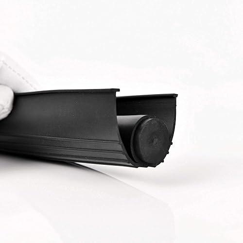 Miniatura 8 de BOWSEN - Sellos inferiores para puerta de garaje, resistentes a la intemperie, sellado de umbral de alto rendimiento, junta de goma EPDM, color