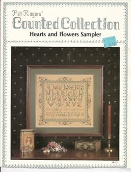 Pamphlet Pat Rogers' Counted Collection Hearts and Flowers Sampler (PR-20) Book