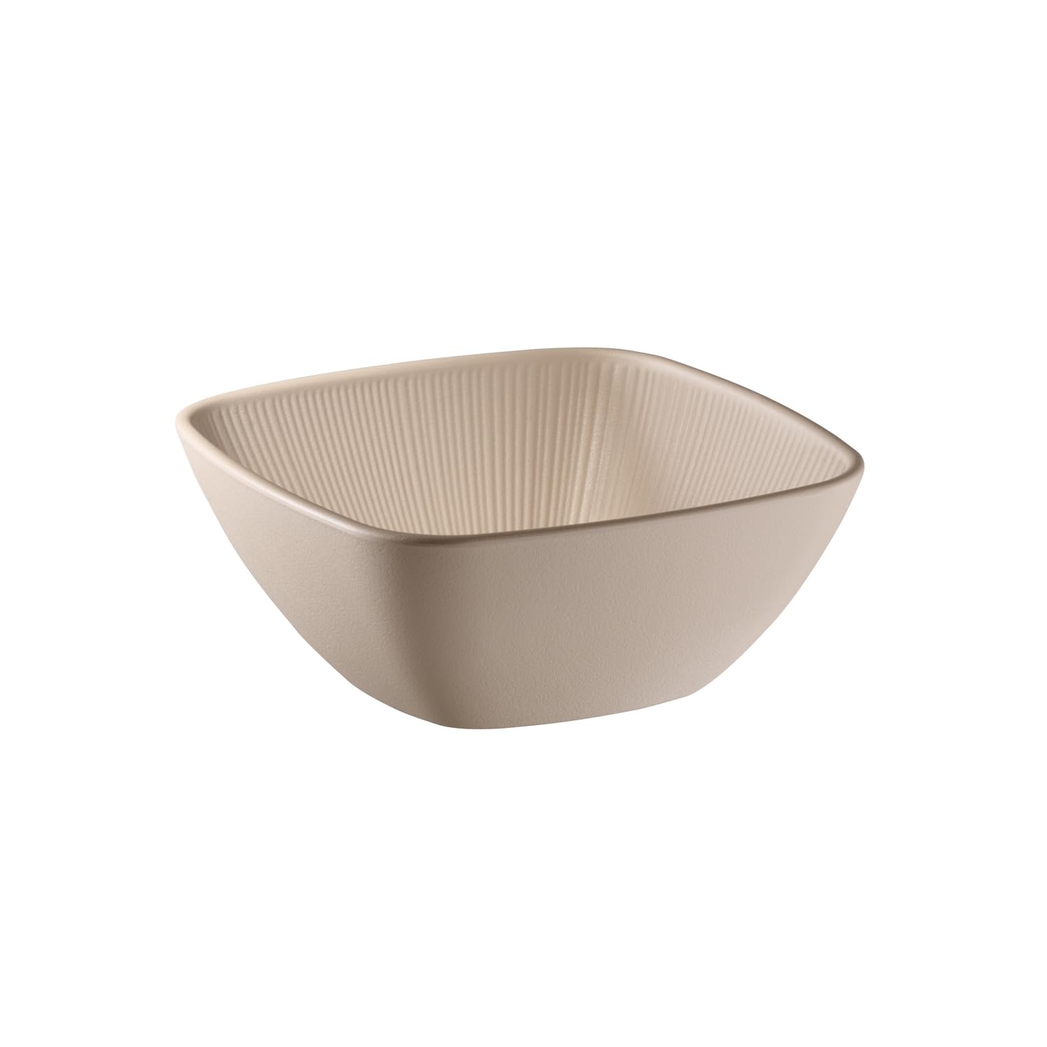 Bol en mélamine carré APS 85416 Nero de 1,5 l pour saladier de table