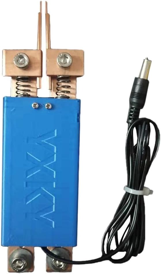 Adjustable Integrated Spot Welding Solder Pen 18650 Working Metal - DIY Hand-held Welder Kit with Built-in Switch - Blue