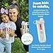 Selah Flavored Water Bottle - Water Enhancer, Sugar Free, Vitamin Infused Water - 20oz Water Bottle With Flavor Pods Included - Energy Drink, Strawberry, and Sports Drink Pods (White, 6 Flavor Pod)
