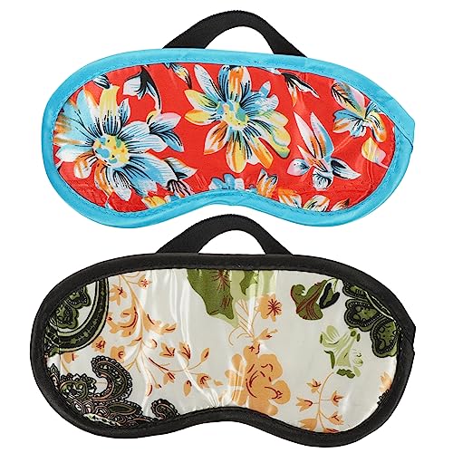 Didiseaon 10 Peças Óculos Leves Máscaras Para Os Olhos Impressão Máscara Para Os Olhos Blinder Black