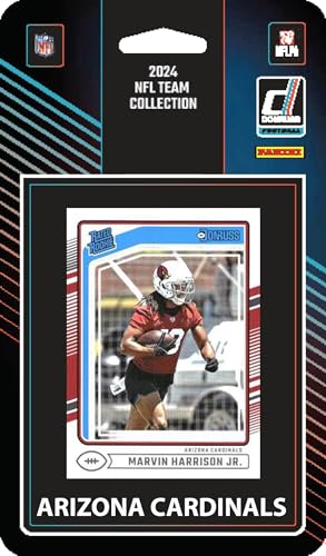 2024 Donruss Arizona Cardinals Factory Sealed NFL Team Set Kyler Murray 363 Marvin Harrison Jr Rated Rookie MHJ
