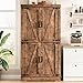Jocoevol Pantry Cabinet, 68'' Kitchen Pantry Storage Cabinet with 4 Doors and Adjustable Shelves, Farmhouse Tall Food Large Wood Pantry Storage Furniture for Kitchen Dining Room, Brown
