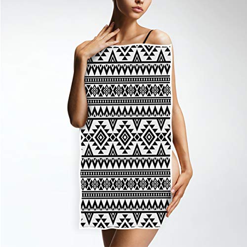 Auuxva Vintage Aztec Geometric Washcloths Soft Absorbent Multipurpose Face Bath Towel Baby Women Man Kids Hand Towels For Kitchen Bathroom Hotel Gym Sport Spa 30X15Inch #TOP3