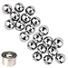 Bille en Acier De Rechange Munitions Slingshot Billes Rondes en Acier 15 Mm en Acier Inoxydable Roulements à Billes en Acier de Roue de Bicyclette Pédalier de Roulement à Billes Convient 25PCS
