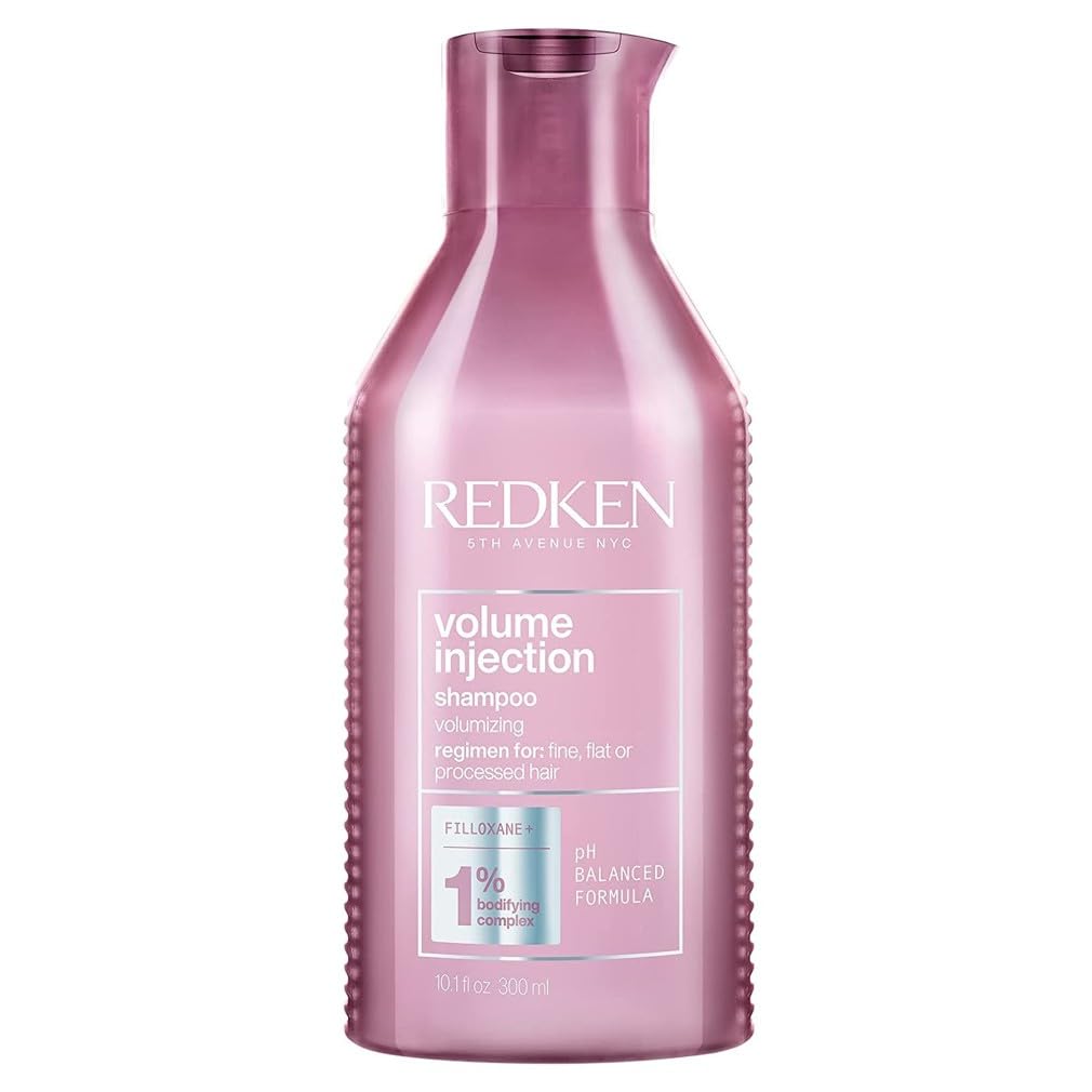 REDKEN | Volume Injection, Shampoo, For Flat/Fine Hair, Citric Acid, Adds Lift & Volume, 300 ml