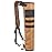 KRATARC Archery Lightweight Back Arrow Quiver Foldable Compact Hip Arrows Bag with Molle System Hanged for Target Shooting (Brown- Diameter 4\'\')
