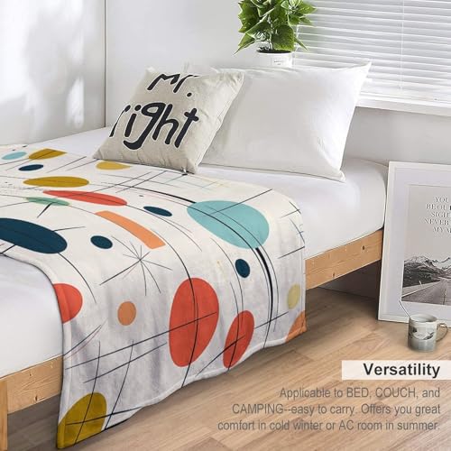 Couverture moderne pour lit canapé fauteuil plaid chaud léger 167x228 cm - 5