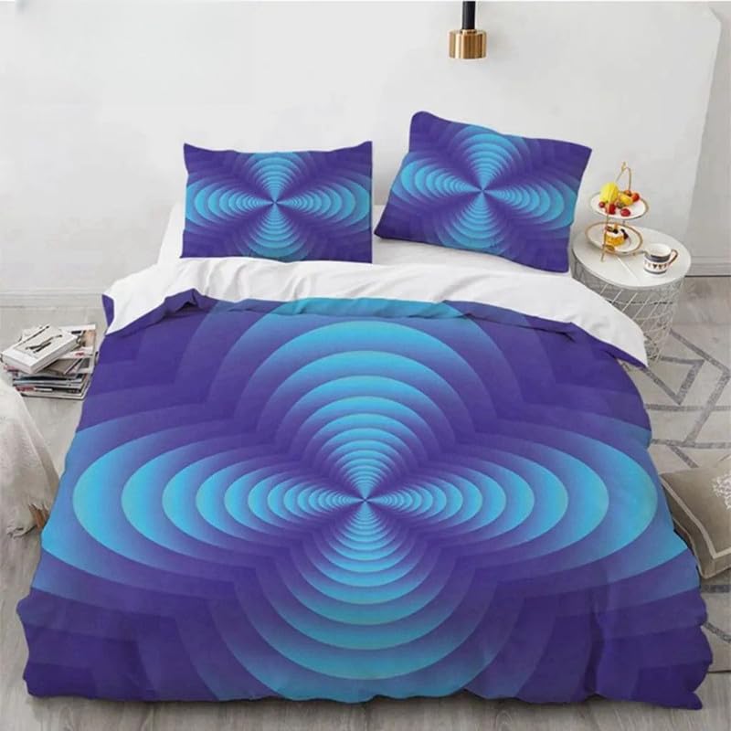 Housse de couette 220x240 abstrait marine pour transformer l'ambiance de votre chambre adulte