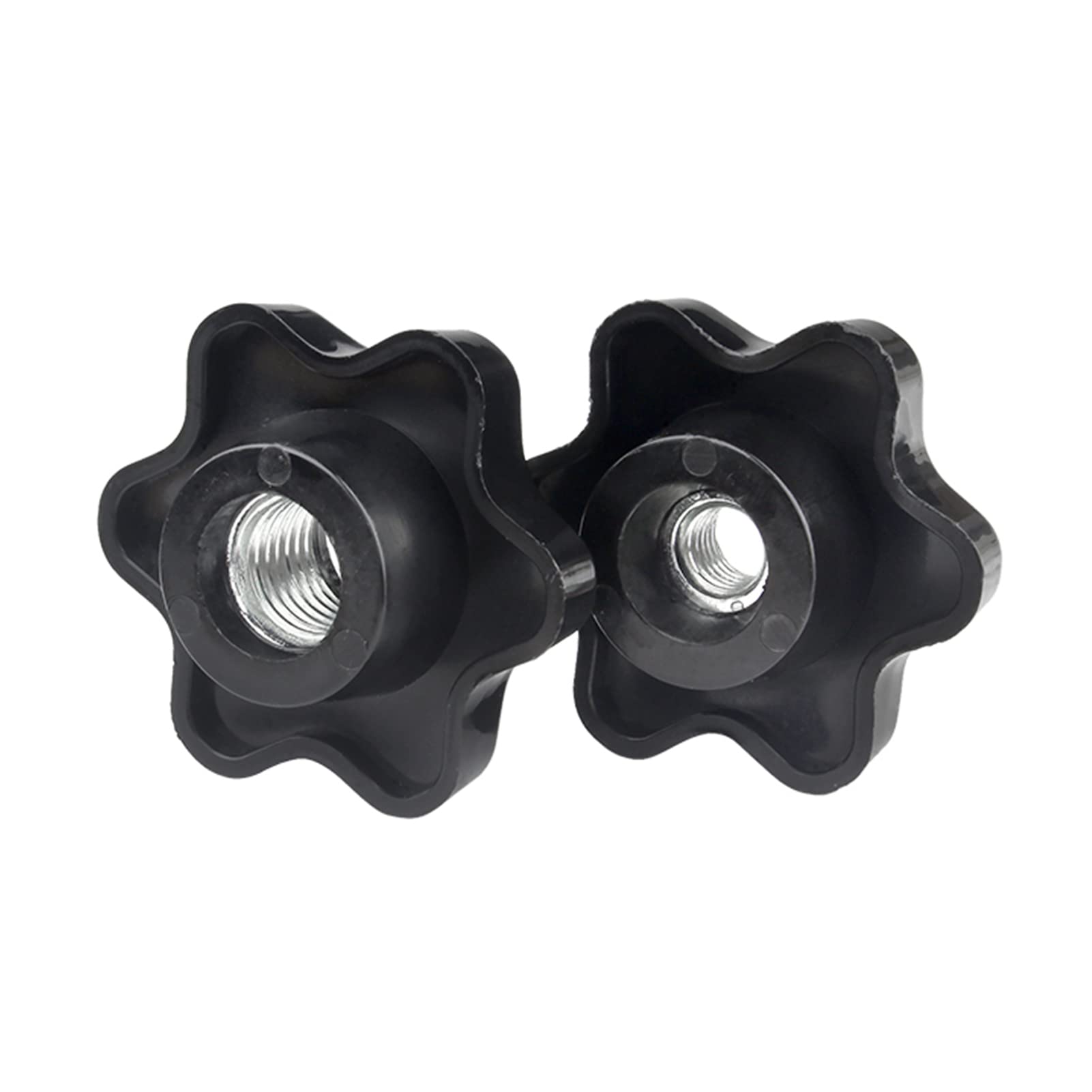 Stella Dadi con manico - Dadi di serraggio Plastica Zigrinato Manopole Attraverso il foro Thread interno Pentagono Esagonale Impugnature Dadi M6 M8 M10 M12 M14 M16