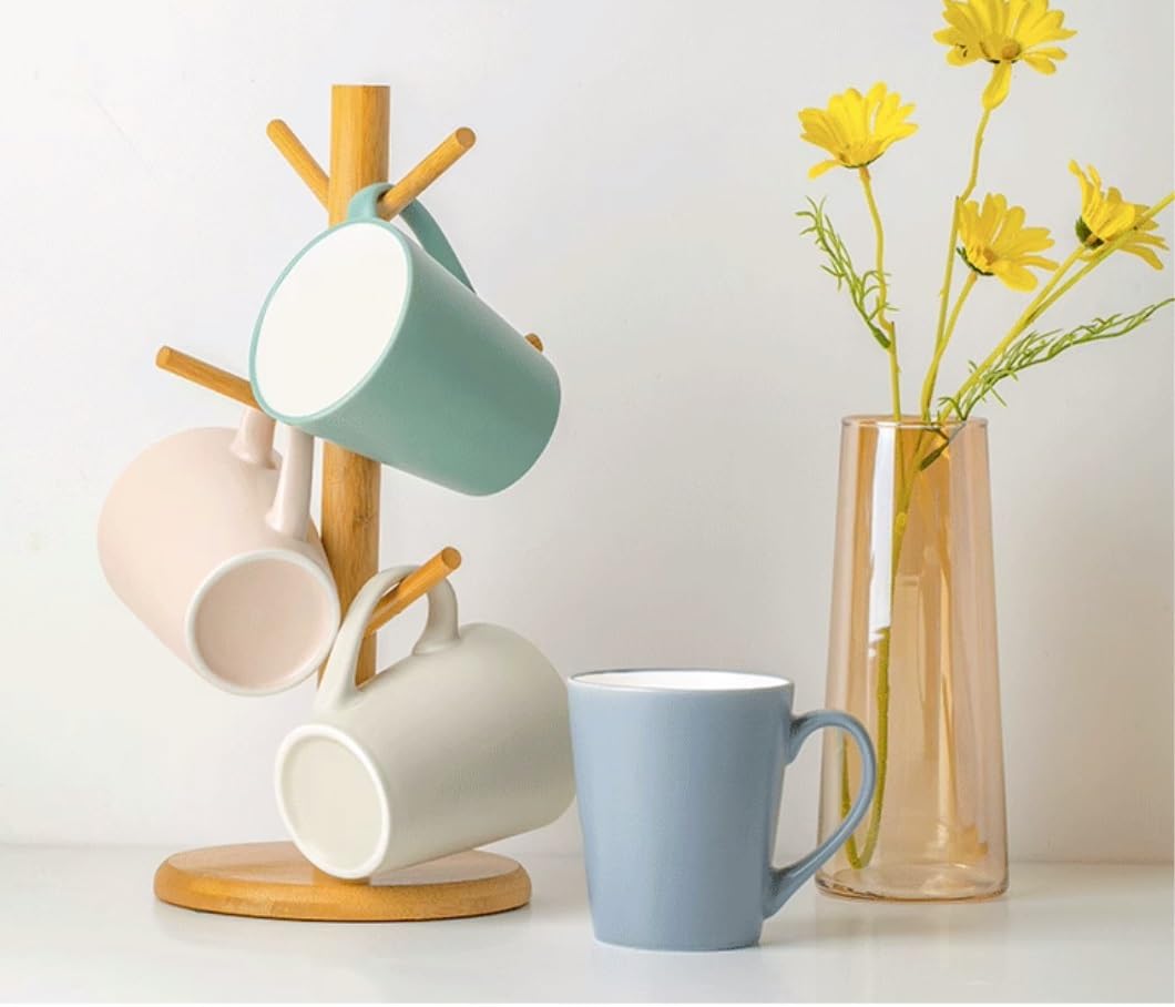 Kaffeetasse Ice Crack Glasur Süßwasser Rosa Grün Paar Becher Einfache Home Office Keramik