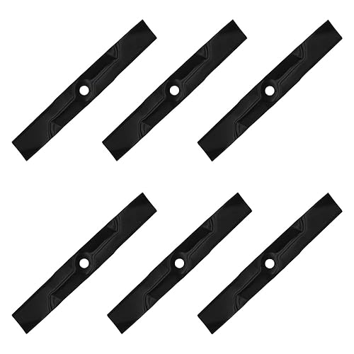 Miniatura 4 de RAParts (6) cuchillas para cortacésped John Deere Z-Trak Z355E Z525E Z535M Z540M Z355R 48 pulgadas