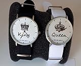 love print Coppia di Orologi You And Me King & Queen Famous (Cinturino Nero)