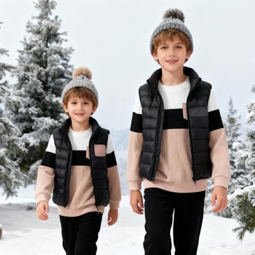Image of Kid Toddler Boy Clothes Color Block Sweatshirt and Casual Pants 2Pcs Boys Fall Winter Outfits 1-5T