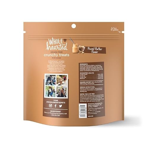 Wholehearted Grain Free Peanut Butter Dog Treats, 40 Oz. #TOP1