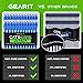 GearIT Cat 6 Ethernet Cable Pack - 10-Pack 3 ft Cat6 Ethernet Patch Cables | RJ45 Network Patch Cable, 10 Gbps Snagless Gold-Plated Connectors - Ethernet Cable Cat 6 for PC, TV, Router - Blue