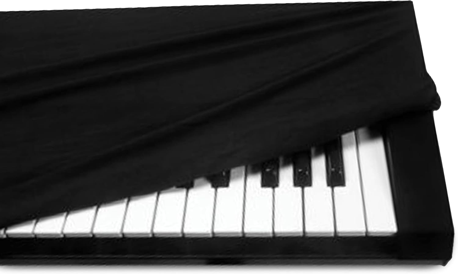 Hosa KBC-176 Keyboard Cover, 61-76 key, Black