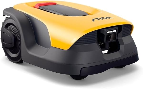 Robot tondeuse autonome 600 m², coupe 18 cm, navigation GPS RTK sans fil périphérique, IA Vista