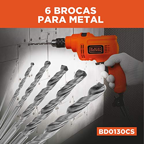 BLACK+DECKER Jogo de Brocas e Bits com 16 Peças BD0130CS
