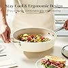 Redchef Ceramic Saute Pan with Lid, Nonstick Deep Frying Pan, 5QT Jumbo Cooker with Helper Handle & Lid, Non Toxic Ceramic Cooking Pan, Chef Pan, Dishwasher & Oven Safe, PFAS PFOA & PTFE Free #2