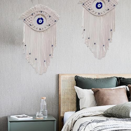 Attrape-rêves en macramé pour transformer un mur vide en espace bohème chic - 3