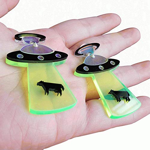 UFO Aliens Acrylic Earrings Jewelry - Multiple Styles (B)3