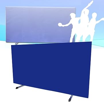 Foldable Table Tennis Barrier, Heavy Duty Club Table Tennis Court Competition Fence Surrounding Table Tennis Court Barrier Blocks, Oxford Fabric Removable Barrier Wall  Size 140x75CM-2PCS