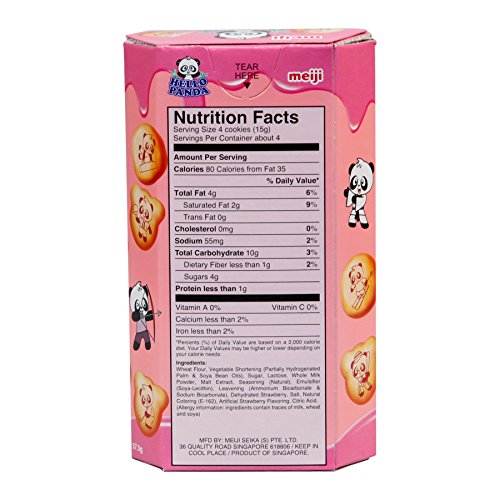 Meiji - Hello Panda Strawberry 2.0 Oz #TOP2