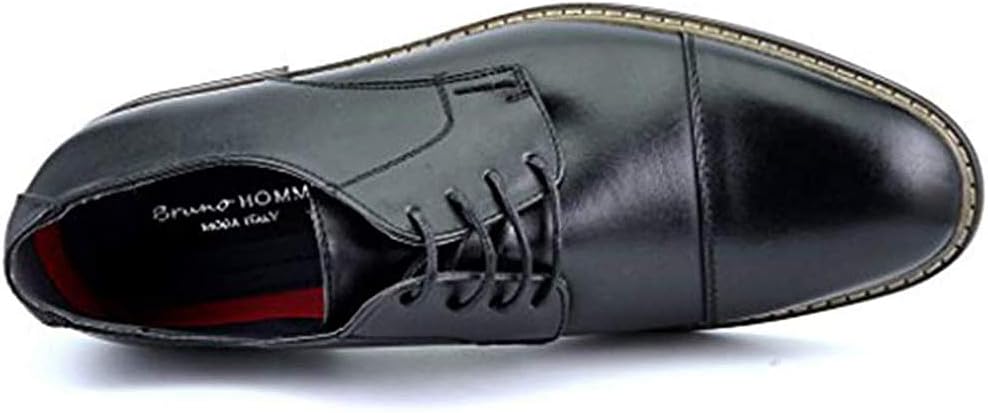 Bruno Marc Moda Italy Prince Men's Classic Modern Oxford Lace Dress Shoes
