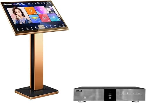 V5 MAX 4T 90K 22 "Reproductor de karaoke Máquina inteligente de teclas de voz en línea Película en línea Sistema dual Coexistencia Puntuación en