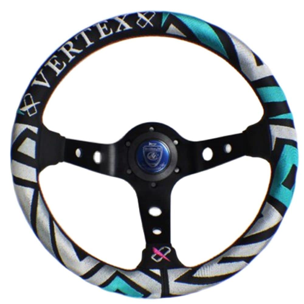 Volante Desplazado Volante 330mm 13 pulgadas Súper fibra de cuero bordado deportes deriva 320mm