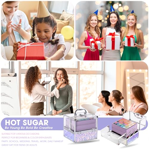 Hot-Sugar-Teen-Makeup-Kit-for-Girls-13-15-Kids-Makeup-Kit-Makeup-Gift-Set-for-Birthday-Parties-Makeovers-Christmas-PURPLE